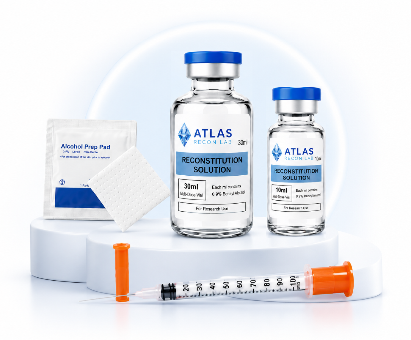 Laboratory supply products in sterile packaging